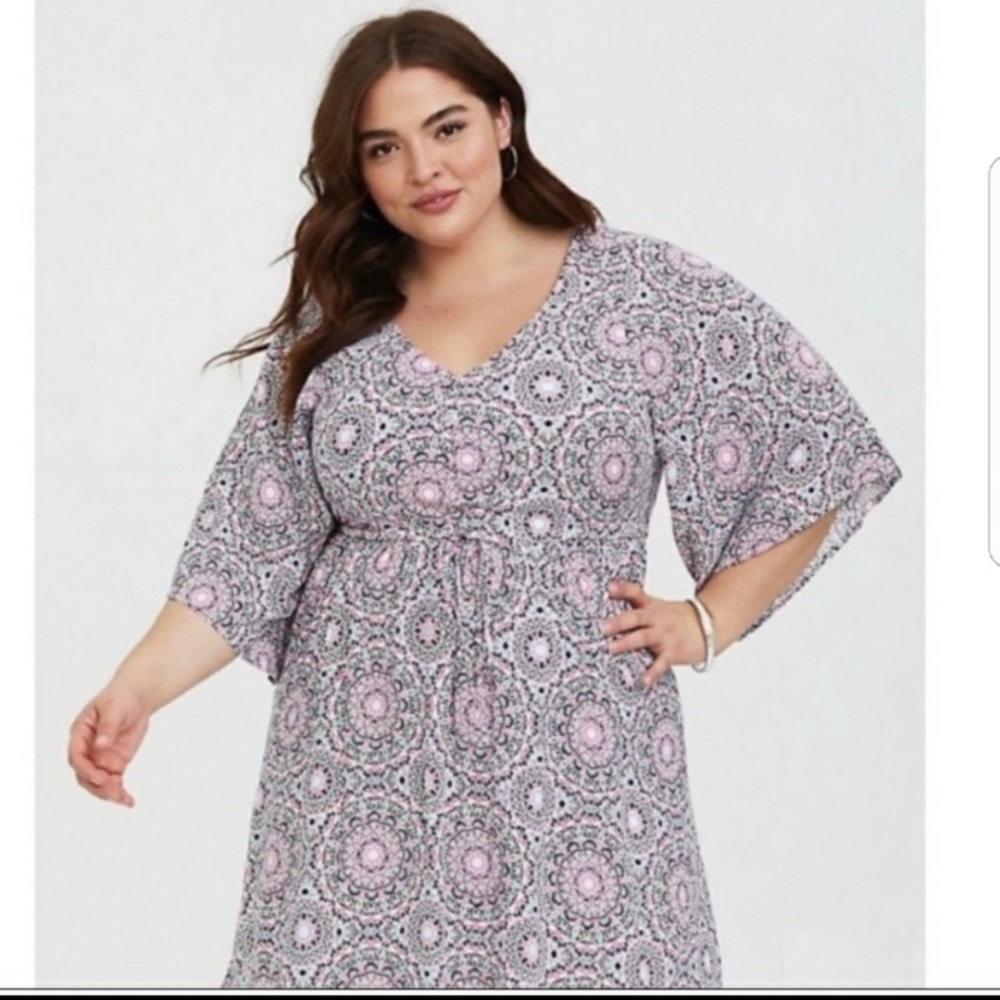 Torrid Knee-Length Mandala Dress